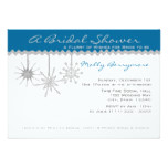 Snowflake Bridal Shower Card