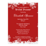 Snowflakes Bridal Shower Invitation