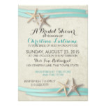 Starfish and Ribbon Bridal Shower Card