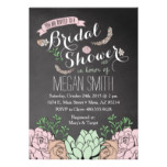 Succulent Bridal Shower Invitation