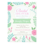 Sweet Lovely Floral Bridal Shower Invitation