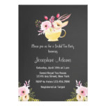 Tea Party Chalkboard Bridal Shower Invitation