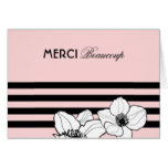 Thank You Note Card | French Anemone Flowers