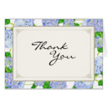 Thank You Notes Blue Hydrangea Lace Floral Formal