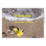 Tropical Beach Thank You cards