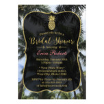 Tropical Palm Trees & Pineapple Bridal Shower Card