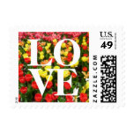 Tulip Field Love Wedding Stamp