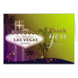 Twilight Las Vegas Wedding Thank You Card