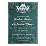 Victorian Chandelier Bridal Shower Invitation RSVP