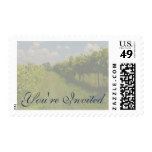 Vineyard Wine Wedding Youre Invited Stamp