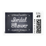 Vintage Chalkboard Bridal Shower Stamps