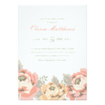 Vintage Floral Bridal Shower Invitation