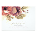 Vintage Watercolor Floral Bridal Shower Card