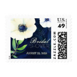 Watercolor Anemones Botanical Bridal Shower Stamp