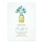 watercolor floral bridal shower card
