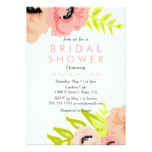 Watercolor Modern Bridal Shower Invitation