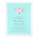 Wedding Bridal Shower Invitation | High Tea Theme