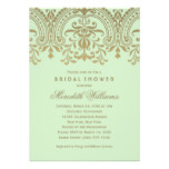 Wedding Bridal Shower | Vintage Glamour in Green Card