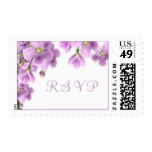 Wedding Flowers RSVP Stamp
