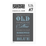 Wedding Postage Stamp | Something Old New