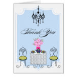 Whimsical Tea Party Thank You Card