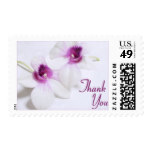 White Orchid Thank You stamps