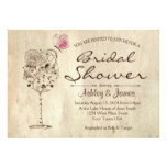 Wine & Cheese Bridal Shower Invitation