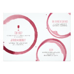 Wine Tasting Bridal Shower Invitation Red