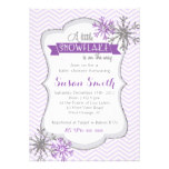 Winter Snowflake Baby Shower invitation Card