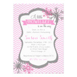 Winter Snowflake Baby Shower invitation Card