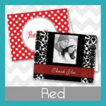 Red Thank You Cards
