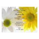 Yellow and White Daisies Bridal Shower Card
