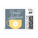 Yellow Gray Bridal Luncheon Stamp