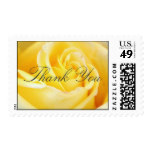 Yellow Rose Thank You Stamps