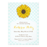 Yellow Sunflower Shower Invitation Bright 2